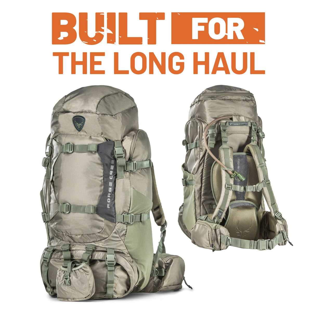 Expedition Pack Heavy Duty Outdoor Hiking Camping Travel Backpack Gear