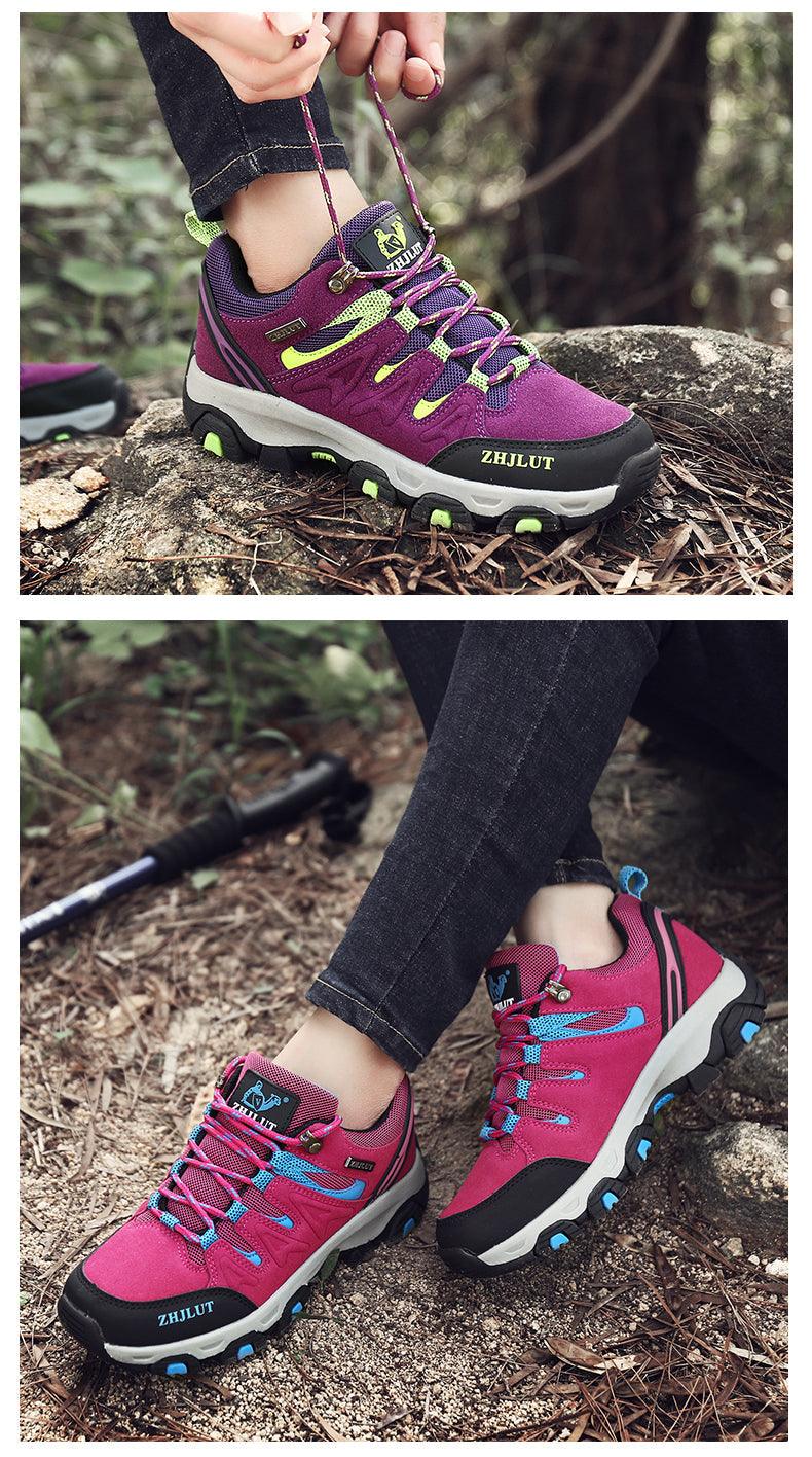 Autumn Winter Hiking Shoes Non Slip Wear Resistant Outdoor Low Top Boots