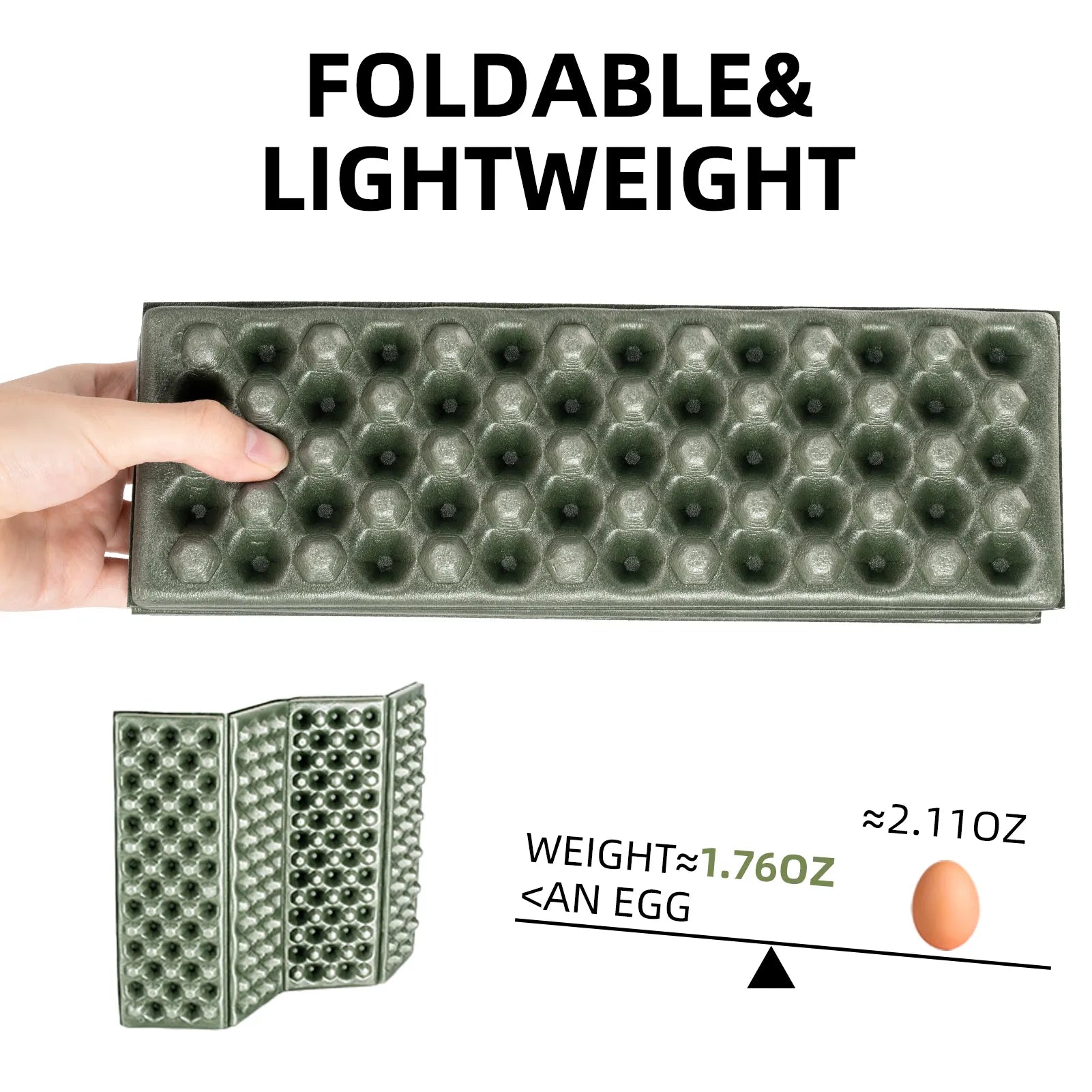 Folding Seat Pad Foam Mat Lightweight Portable Camping Hiking Cushion