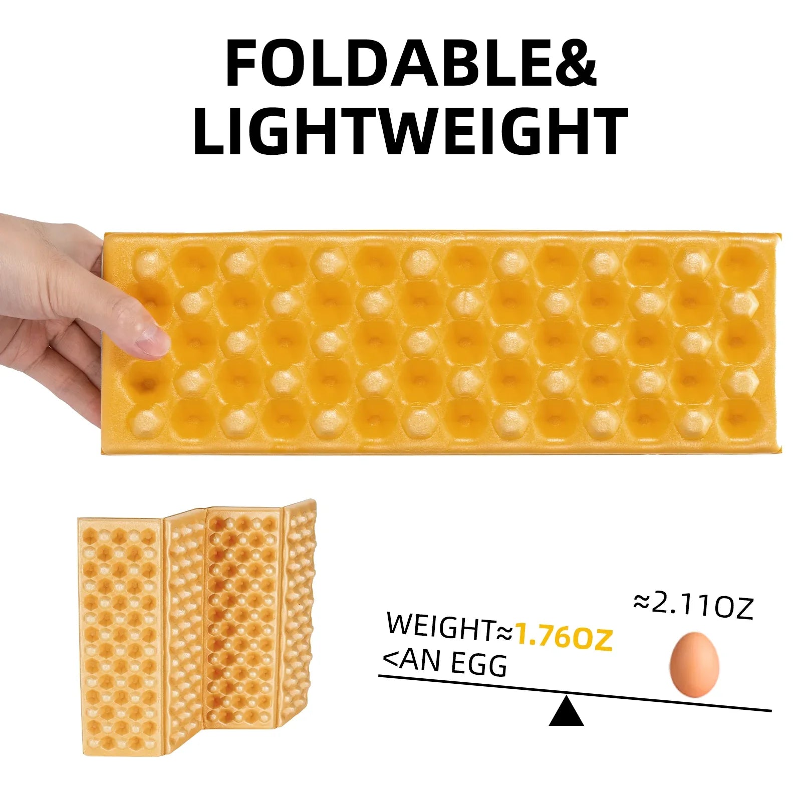Folding Seat Pad Foam Mat Lightweight Portable Camping Hiking Cushion