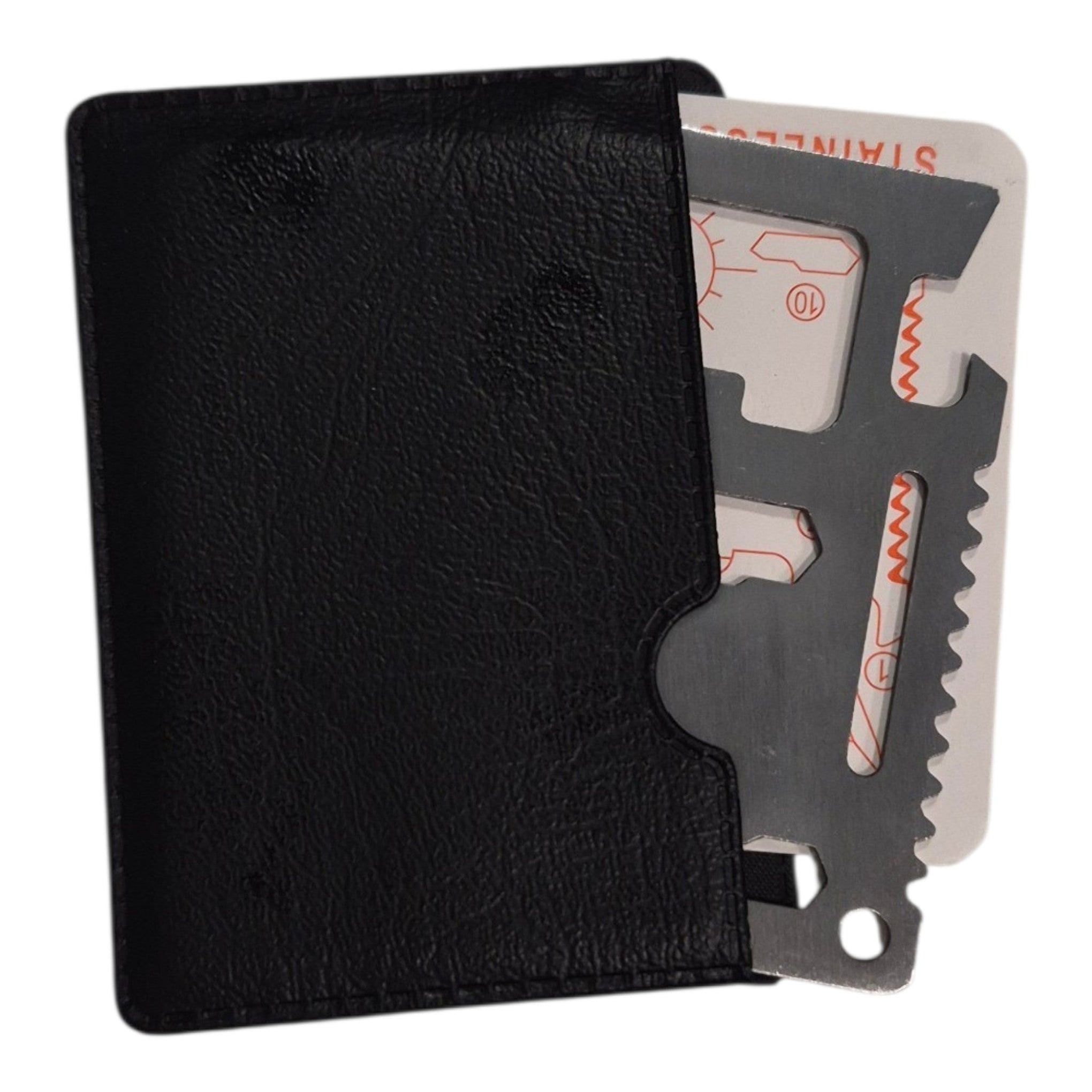 11-in-1 Survival Credit Card Multitool Tactical Wallet Pocket Gadget