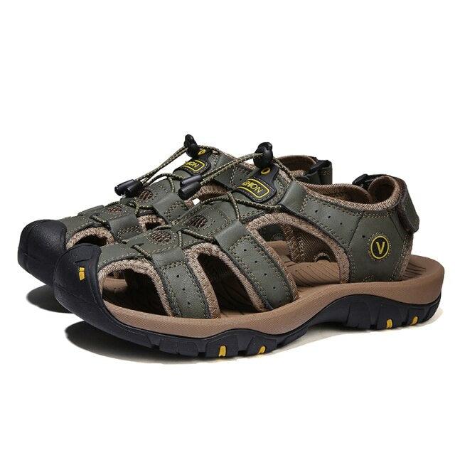 Men’s Breathable Closed Toe Sandals Beach Hiking Aqua Water Shoes