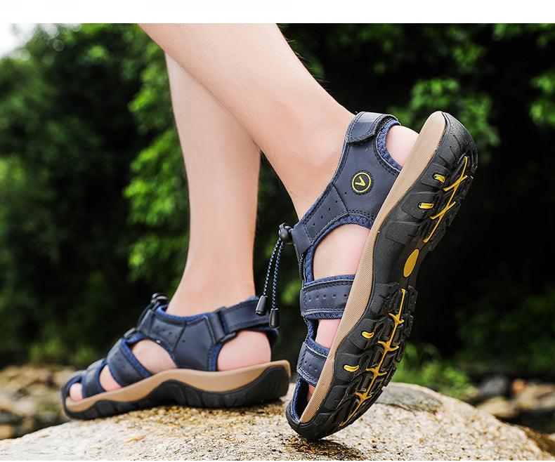 Men’s Breathable Closed Toe Sandals Beach Hiking Aqua Water Shoes
