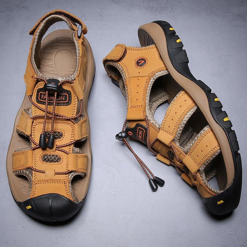 Men’s Breathable Closed Toe Sandals Beach Hiking Aqua Water Shoes