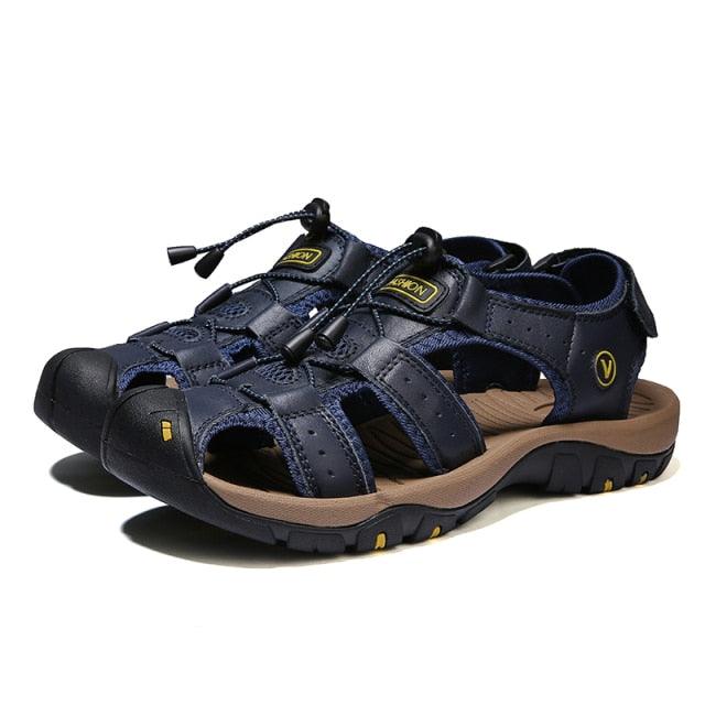 Men’s Breathable Closed Toe Sandals Beach Hiking Aqua Water Shoes