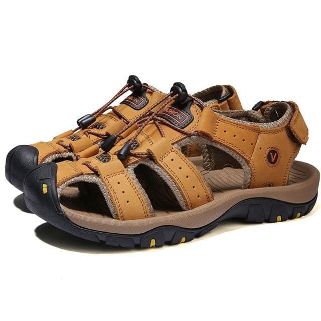 Men’s Breathable Closed Toe Sandals Beach Hiking Aqua Water Shoes