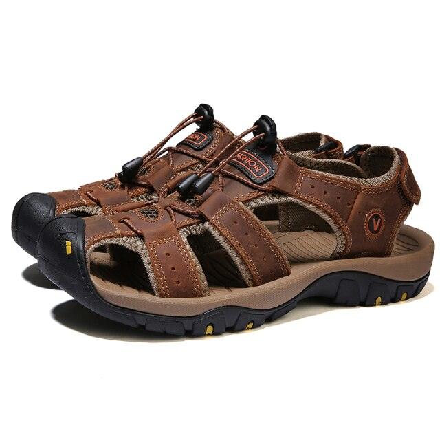 Men’s Breathable Closed Toe Sandals Beach Hiking Aqua Water Shoes