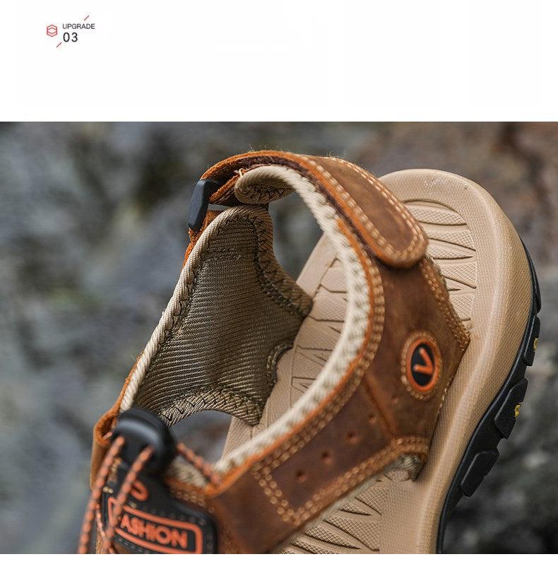 Men’s Breathable Closed Toe Sandals Beach Hiking Aqua Water Shoes