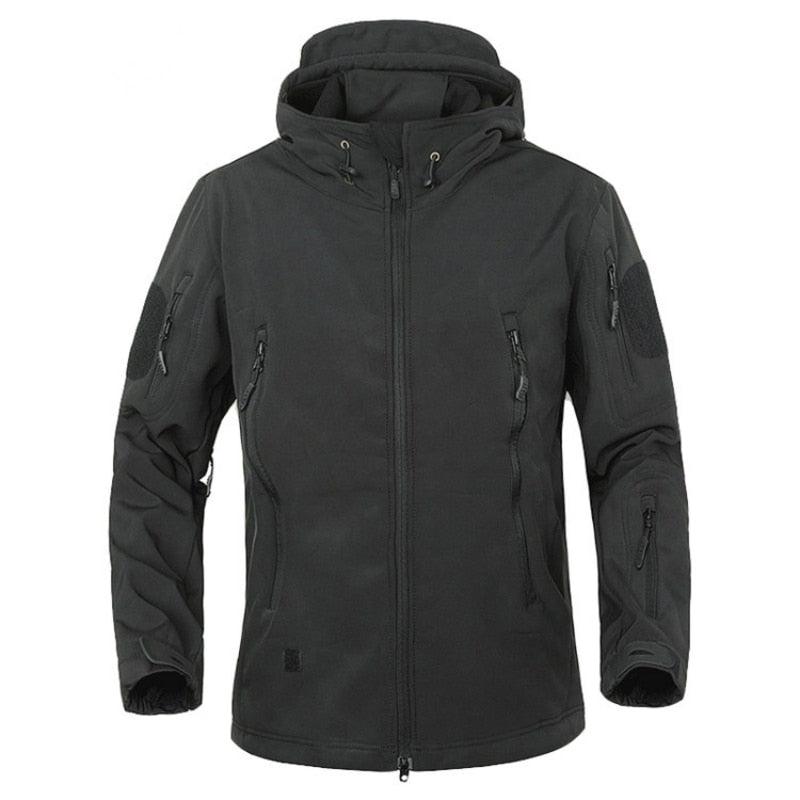 Big Size Camouflage Tactical Jacket Waterproof Warm Hooded Windbreaker Men Coat