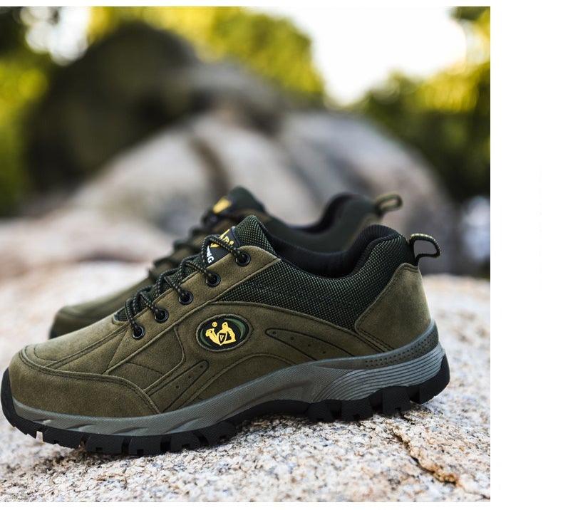 Winter Hiking Shoes Lightweight Non Slip Warm Outdoor Low Top Sneakers